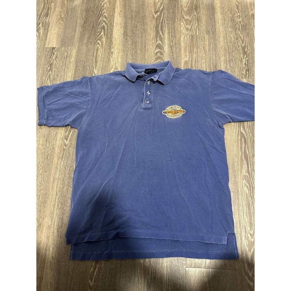 Vintage New Orleans French Quarter - Polo Shirt embroidered Size L